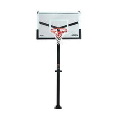 Lifetime 54" Mammoth Adjustable Tempered Glass Bolt-Down In-Ground Basketball Hoop