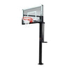 Image of Lifetime 54" Mammoth Adjustable Tempered Glass Bolt-Down In-Ground Basketball Hoop