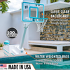 Image of Dunn Rite Splash & Slam Clear Pool Basketball Hoop Set