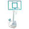 Image of Dunn Rite Splash & Slam Clear Pool Basketball Hoop Set