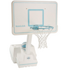 Image of Dunn Rite Splash & Slam Clear White Basketball Hoop Set