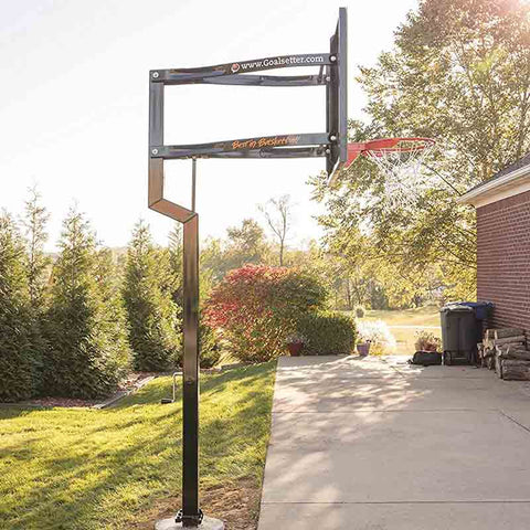 Contender 54" Goalsetter In Ground Basketball Hoop - Glass Backboard