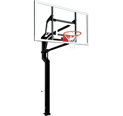Goalsetter MVP 72" In Ground Basketball Hoop - Glass Backboard