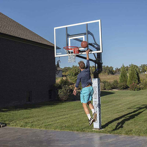 Goalsetter MVP 72" In Ground Basketball Hoop - Glass Backboard