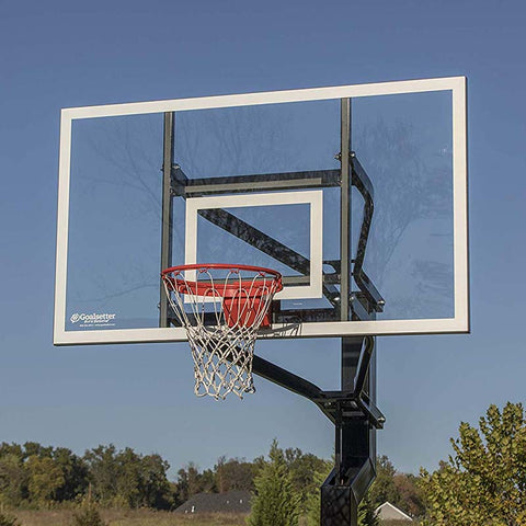 Goalsetter MVP 72" In Ground Basketball Hoop - Glass Backboard