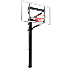 Extreme Series 60" In Ground Basketball Hoop - Glass Backboard