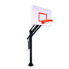 Image of Attack™ Adjustable In-Ground Bolt-Down Basketball Hoop by First Team