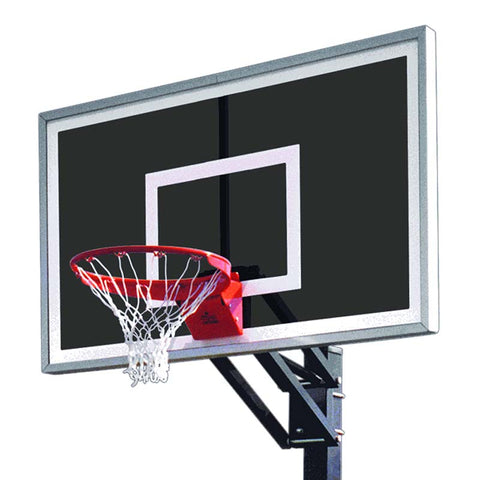 Champ™ Adjustable In-Ground Bolt-Down Basketball Hoop by First Team