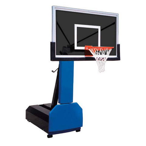 Fury™ Eclipse 60" Smoked Tempered Glass Portable Basketball Hoop by First Team
