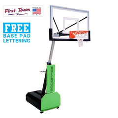 Fury™ Turbo 54"Tempered Glass Portable Basketball Hoop by First Team