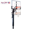 Image of Jam™ Adjustable In-Ground Bolt-Down Basketball Hoop by First Team