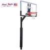 Image of Legacy™ Fixed-Height In-Ground Bolt-Down Basketball Hoop by First Team