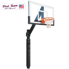 Legend™ Jr. Fixed-Height Bolt-Down In-Ground Basketball Hoop by First Team
