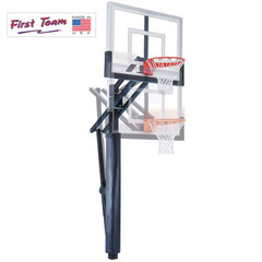 Slam™ Adjustable In-Ground Basketball Hoop by First Team