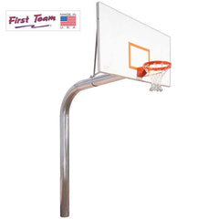 Tyrant™ Fixed-Height In-Ground Basketball Hoop by First Team