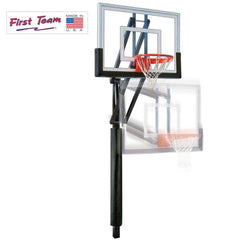 Vector™ Adjustable In-Ground Basketball Hoop by First Team