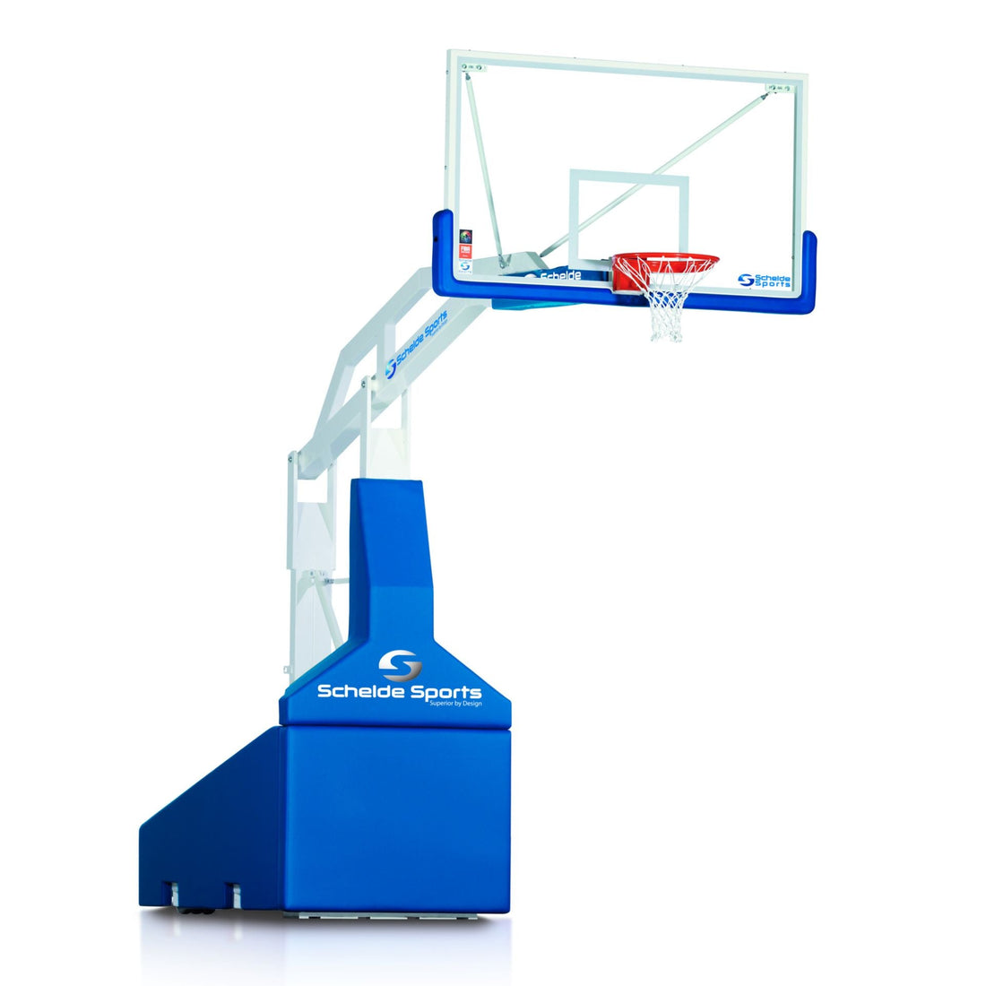 Schelde Sports Super SAM 245 Portable Basketball Backstop – Adjustable ...