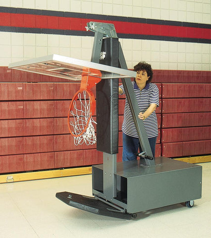 Bison Club Court Adjustable Portable Basketball Hoop