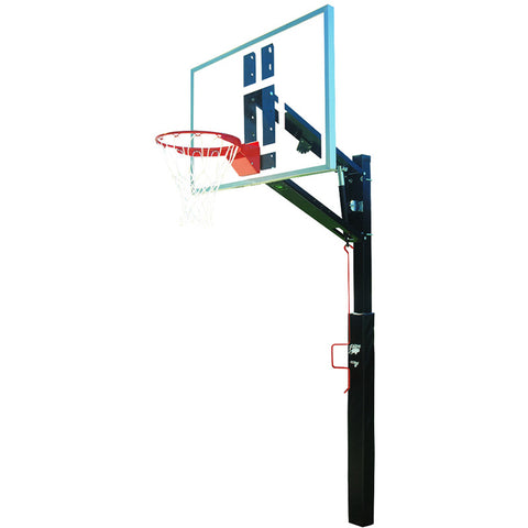 Bison Lottery Pick ZipCrank Adjustable In-Ground Basketball Hoop