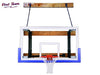 FoldaMount46™ Folding Wall Mount Basketball Hoop System by First Team