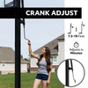 Image of Lifetime 54" Crank Adjustable Tempered Glass Bolt-Down In-Ground Basketball Hoop