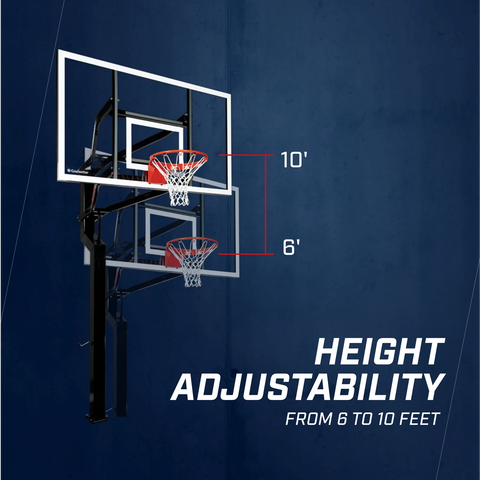 Goalsetter MVP 72" In Ground Basketball Hoop - Acrylic Backboard