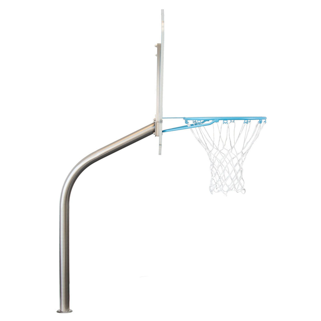 Dunn Rite Clear Hoop Jr. Deck-Mounted Pool Basketball Hoop – 2.38