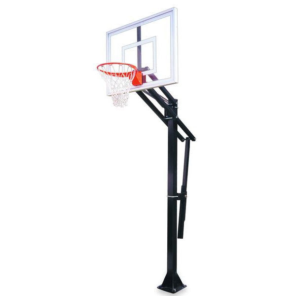 Slam™ Adjustable In-Ground Bolt-Down Basketball Hoop by First Team ...