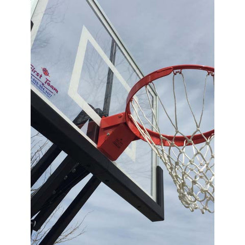 Champ™ Adjustable In-Ground Bolt-Down Basketball Hoop by First Team