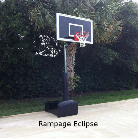 Rampage™ Eclipse 60" Smoked Tempered Glass Portable Basketball Hoop by First Team