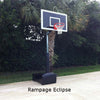 Image of Rampage™ Eclipse 60" Smoked Tempered Glass Portable Basketball Hoop by First Team