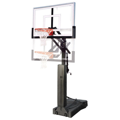 OmniJam™ Nitro Tempered Glass Portable Basketball Hoop by First Team