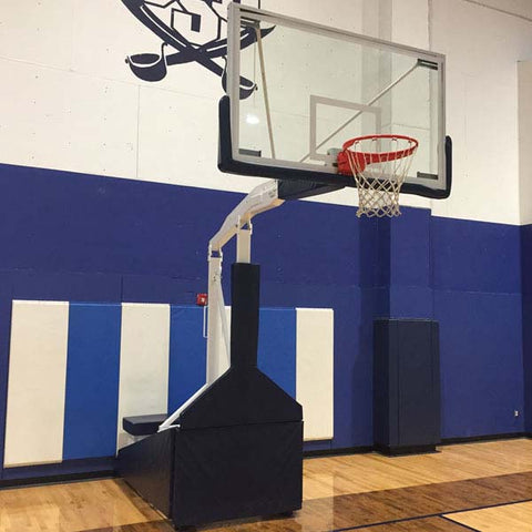 Tempest™ 72" Tempered Glass Portable Basketball Hoop by First Team