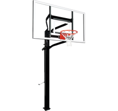 Extreme Series 72" In Ground Basketball Hoop - Glass Backboard