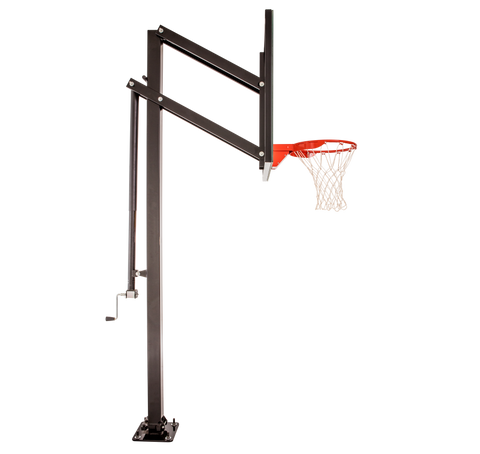 Extreme Series 60" In Ground Basketball Hoop - Glass Backboard
