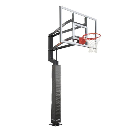 All-Star 54" Goalsetter In Ground Basketball Hoop - Glass Backboard