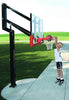 Image of All-Star 54" Goalsetter In Ground Basketball Hoop - Glass Backboard