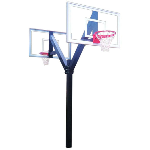Legend™ Jr. Fixed-Height In-Ground Basketball Hoop by First Team