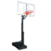 Image of OmniChamp™ Nitro Tempered Glass PortableBasketball Hoop by First Team