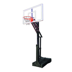 OmniSlam™ Nitro Tempered Glass Portable Basketball Hoop by First Team