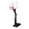 Image of OmniSlam™ Nitro Tempered Glass Portable Basketball Hoop by First Team