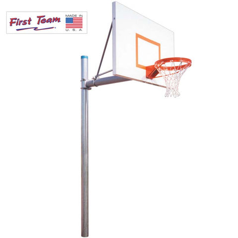 Renegade™ Fixed-Height In-Ground Basketball Hoop by First Team