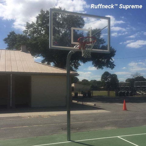 RuffNeck™ Fixed-Height In-Ground Basketball Hoop by First Team