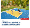 Image of Launch Series 60" In-Ground Basketball Hoop - Acrylic Backboard