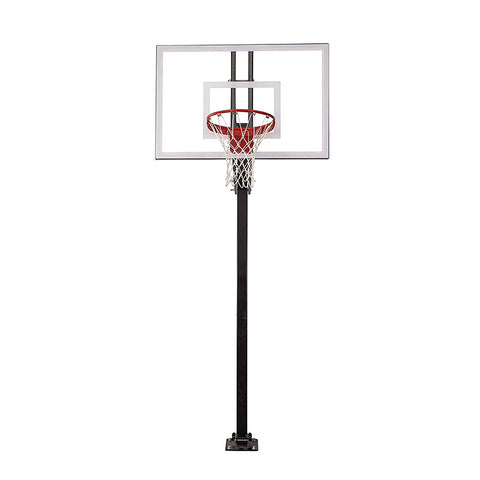 Extreme Series 54" In Ground Basketball Hoop - Glass Backboard